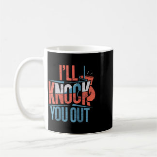 Ckprinted Knock You Out Print På Ck Jag Slår Ut Di Kaffemugg