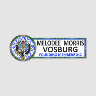 CKS NAME BADGE 042 MELODEE MORRIS VOSBURG NAMNBRICKA
