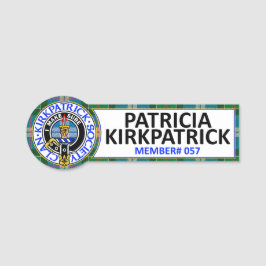 CKS NAME BADGE - #057 Patricia Kirkpatrick Namnbricka