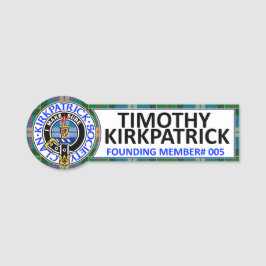 CKS NAMN Märke - #005 Timothy Kirkpatrick  Namnbricka