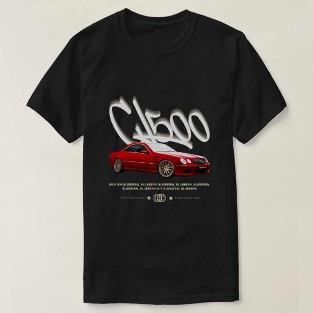  CL500 | T-SHIRT BLACK (Design framsida)
