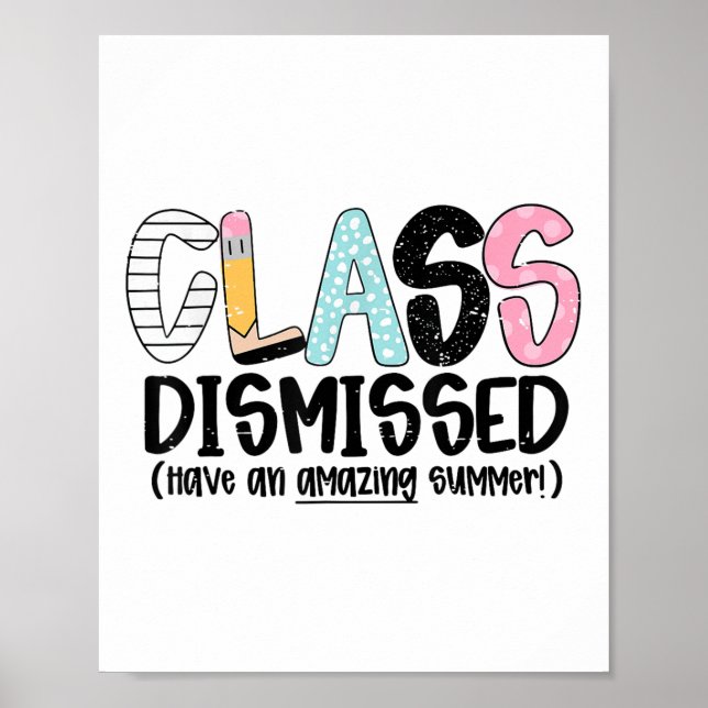 Cl avskedad förra dagen, skollärarsommar poster (Framsidan)