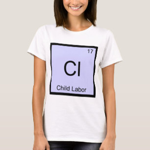 Cl - Barnarbete Rollig kemi elementsymbol T T-shirt
