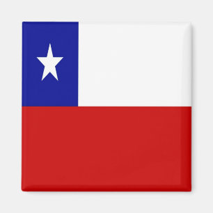 CL - Chile - Flagga Magnet