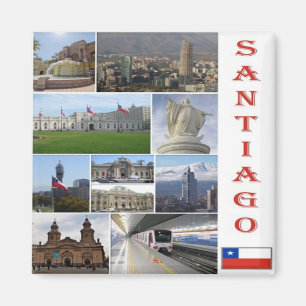 CL - Chile - Santiago - I Kärlek Magnet