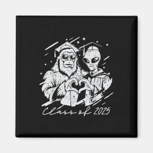 Cl of 2025 Student Manar Bigfoot Alien Sasquatch L Magnet