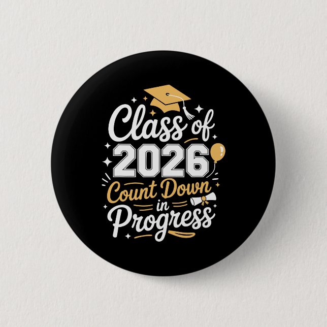 Cl Of 2026 Examen Afräkning Pågår Utbildad Knapp (Framsida)