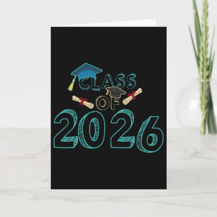 Cl Of 2026 Examen Skolåterträff Student Undervisa Kort