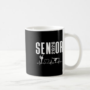Cl Of 2026 Senior Gymnastik Tematisk Gymnast Hjärt Kaffemugg