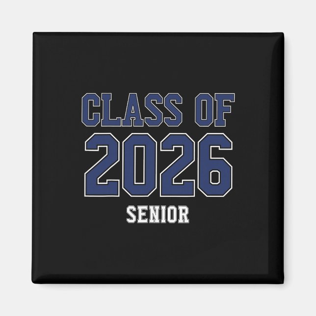Cl Of 2026 Seniorutexamen Middle High School Co Magnet (Framsidan)