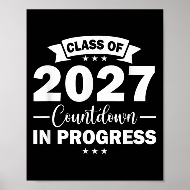 Cl Of 2027 Countdown In Progress Fun First Day Jun Poster (Framsidan)