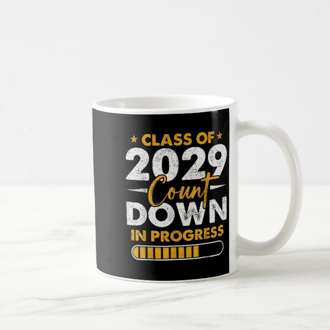 Cl Of 2029 Count Down In Progress Graduation 8th G Kaffemugg (Höger)