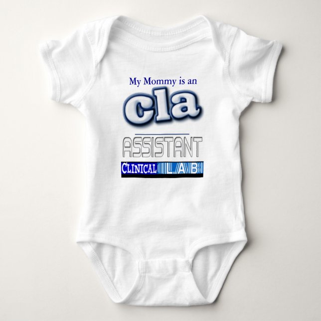 CLA-LOGOTYP - ASSISTANT KLINISKT LABORATORIUM T SHIRT (Framsida)