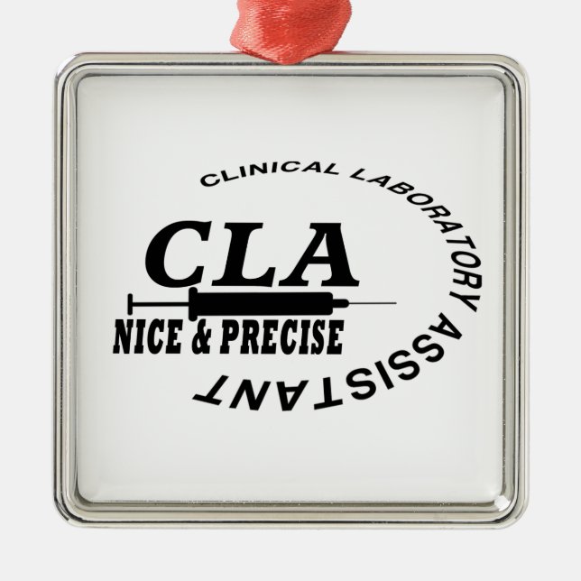 CLA SLOGAN - NICE OCH PRECISE! LABORATORIUM JULGRANSPRYDNAD METALL (Framsidan)
