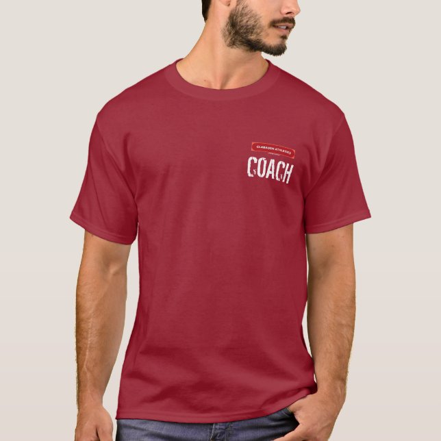 Clabaugh Athletics COACH Polo Shirt T (Framsida)