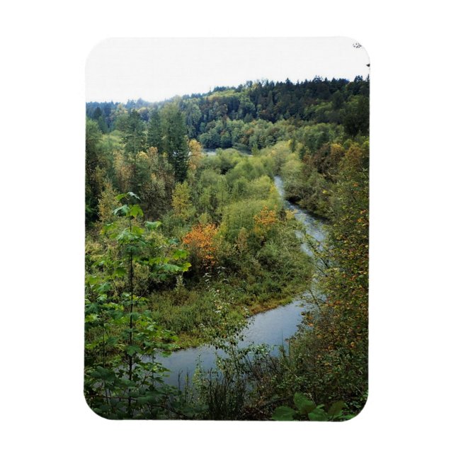 Clackamas River, OR Magnet (Vertikal)