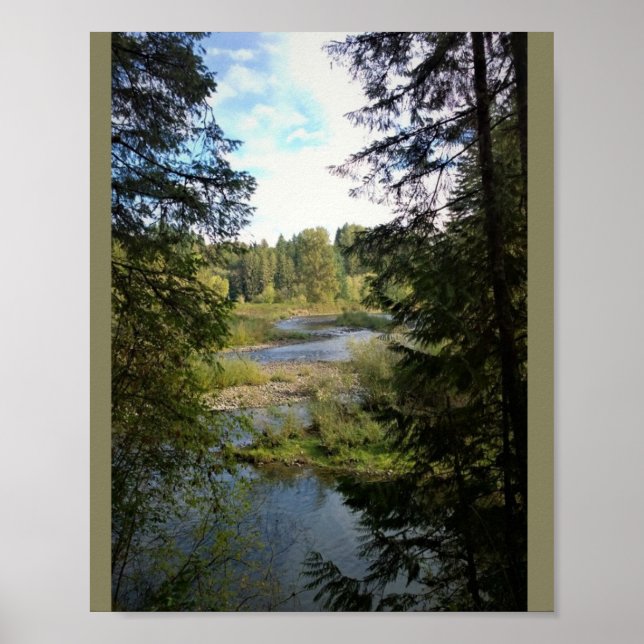 Clackamas River, OR Poster (Framsidan)