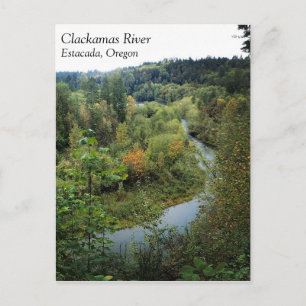 Clackamas River, OR Vykort