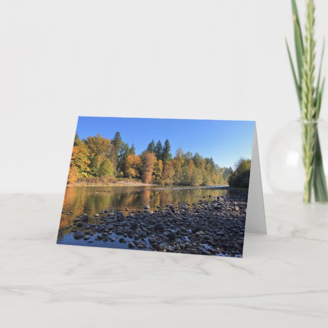 Clackamas River, Oregon Kort (Framsida)