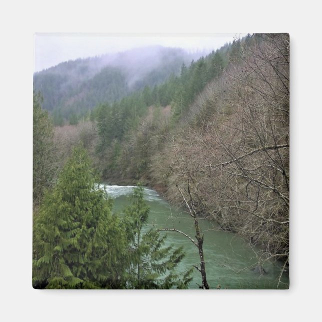 Clackamas River, Oregon Magnet (Framsidan)