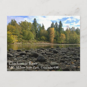 Clackamas River, Oregon Vykort