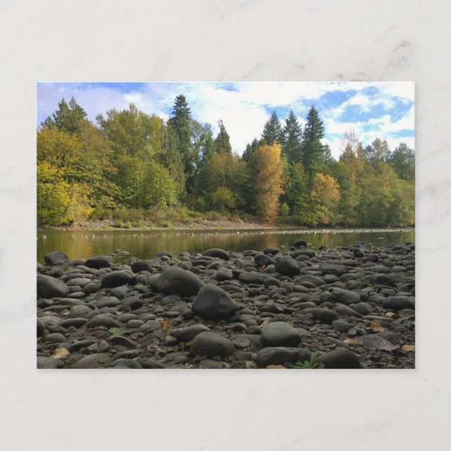 Clackamas River, Oregon Vykort (Framsida)