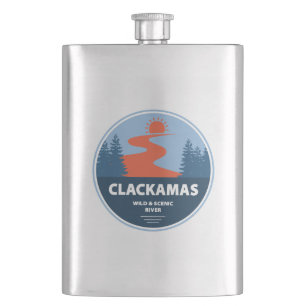 Clackamas Vild och floden Oregon Fickplunta