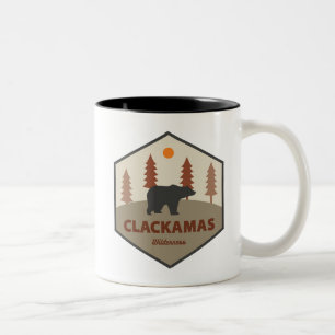 Clackamas Wilderness Oregon Björn Två-Tonad Mugg