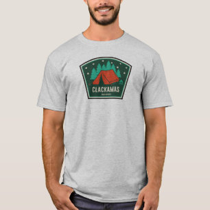 Clackamas Wilderness Oregon Camping T Shirt