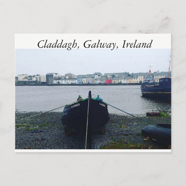 Claddagh, Galway, Irland Vykort (Framsida)