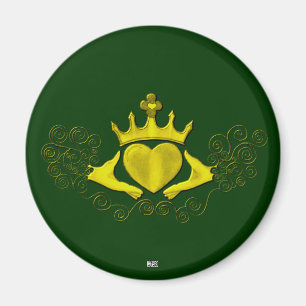 Claddagh (Guld) Magnet