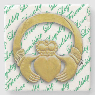 Claddagh irländare/Irland Coasters. Underlägg Sten