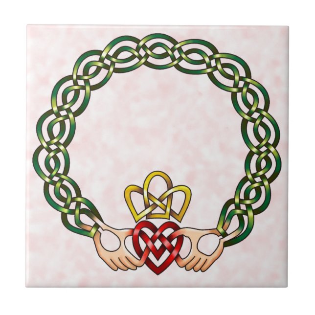 Claddagh Kakelplatta (Framsidan)