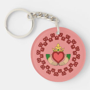 Claddagh och Red Knotwork på Rosa