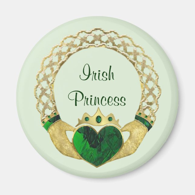 Claddagh Princess Magnet (Framsidan)