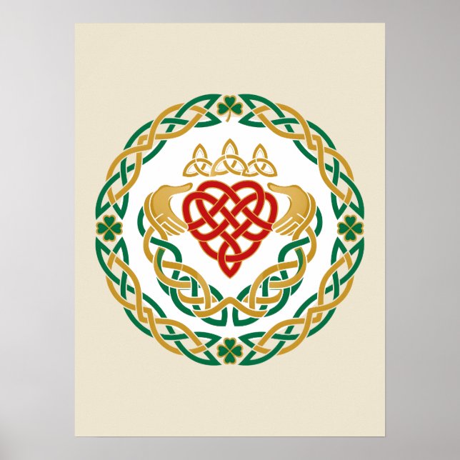 Claddagh-roundel Poster (Framsidan)