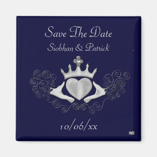 Claddagh (silver) (spara datera), magnet