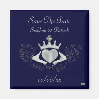 Claddagh (Silver) (Spara datum) Magnet