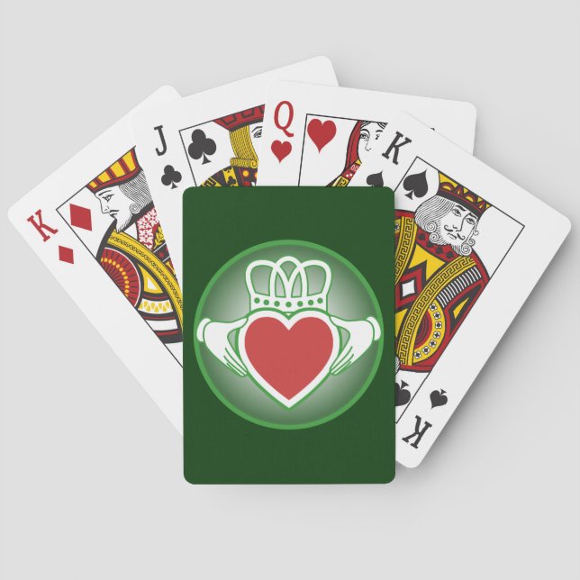 Claddagh Spel Kort (Baksidan)