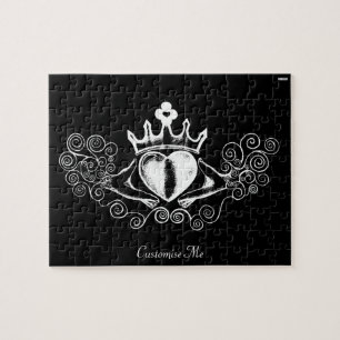 Claddagh (vit) pussel