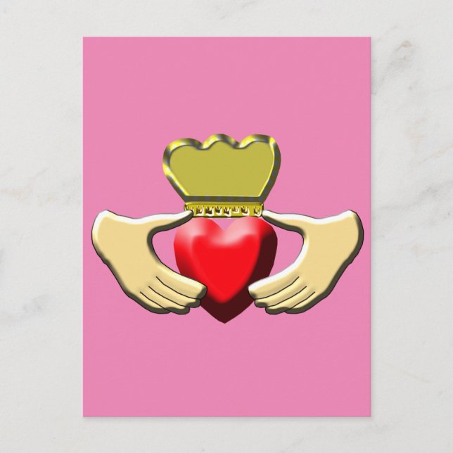 Claddagh Vykort (Framsida)