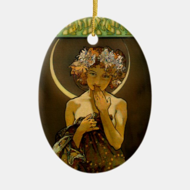 Clair de Lune Julgransprydnad Keramik (Framsidan)
