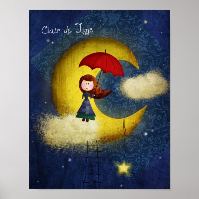 Clair de Lune Poster (Framsidan)