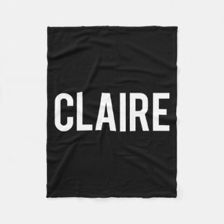 Claire - Cool New Funny Name Fan Gift Tee  Fleecefilt