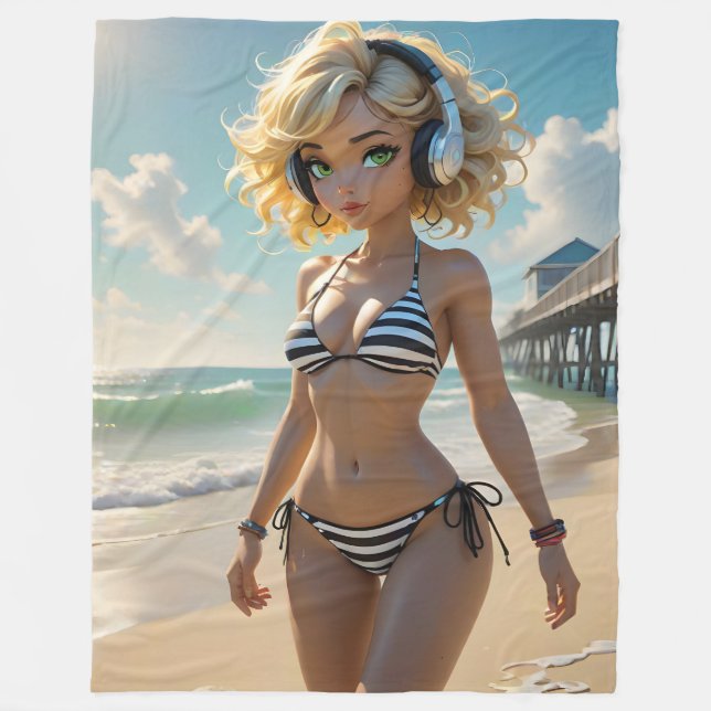 Claire Dollz Fleece Blanket (Framsidan)