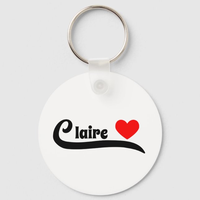 Claire Nyckelring (Framsida)