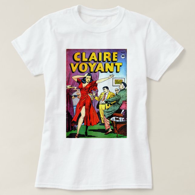 Claire Voyant 02 skjorta Tee Shirt (Design framsida)