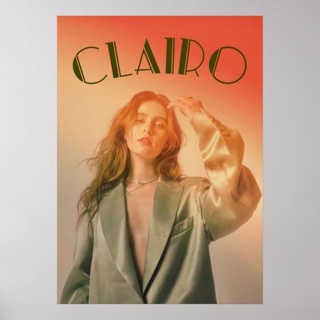 Clairo grönt poster (Framsidan)