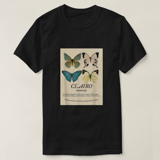 Clairo Immunity Classic T Shirt (Design framsida)