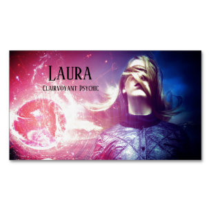 Clairvoyant Psychic 3 Affärskort Magnet